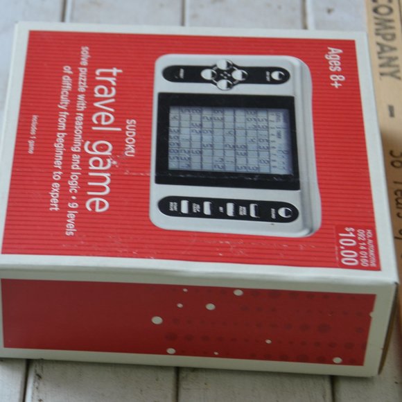 SOLD battery electronic Sudoku travel game new puzzle strategy number game 2008 - Picture 4 of 12